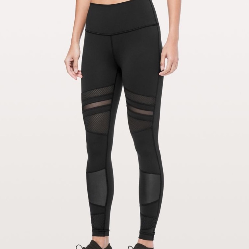 Lululemon Wunder Under Mix n Mesh